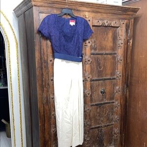 Vintage Oscar De La Renta Studio Lace and acetate dress Size 6